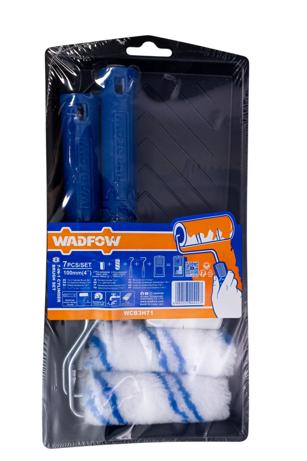 Kit De Bandeja Y Rodillo 9 Pulgadas Para Pintar Wadfow - GASKA