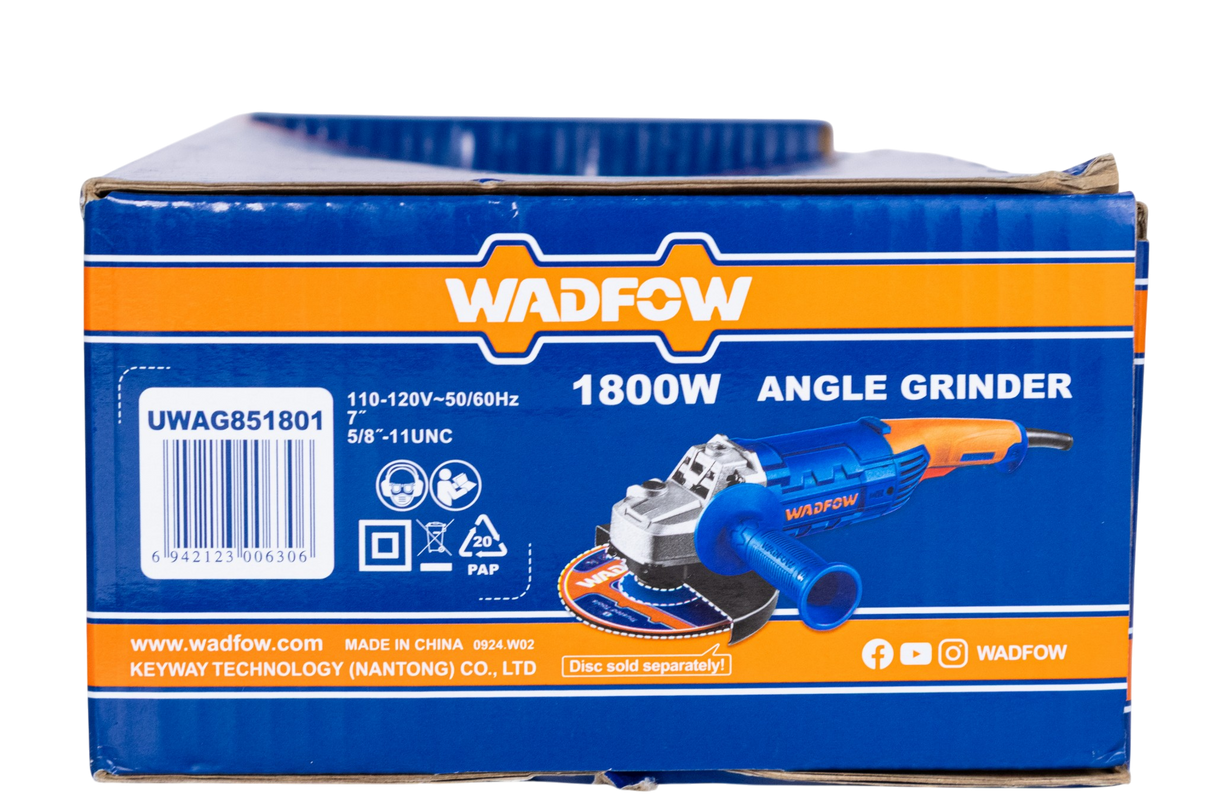Esmeril Angular Profesional 1800w Wadfow