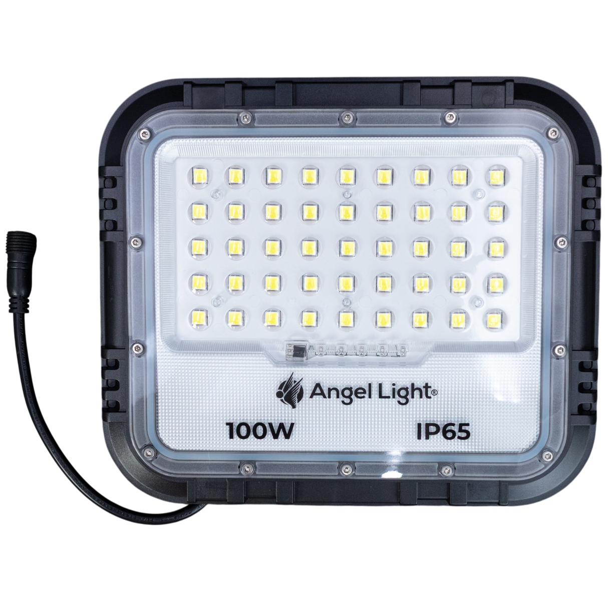 Reflector Led Con Panel Solar 100w Angel Light