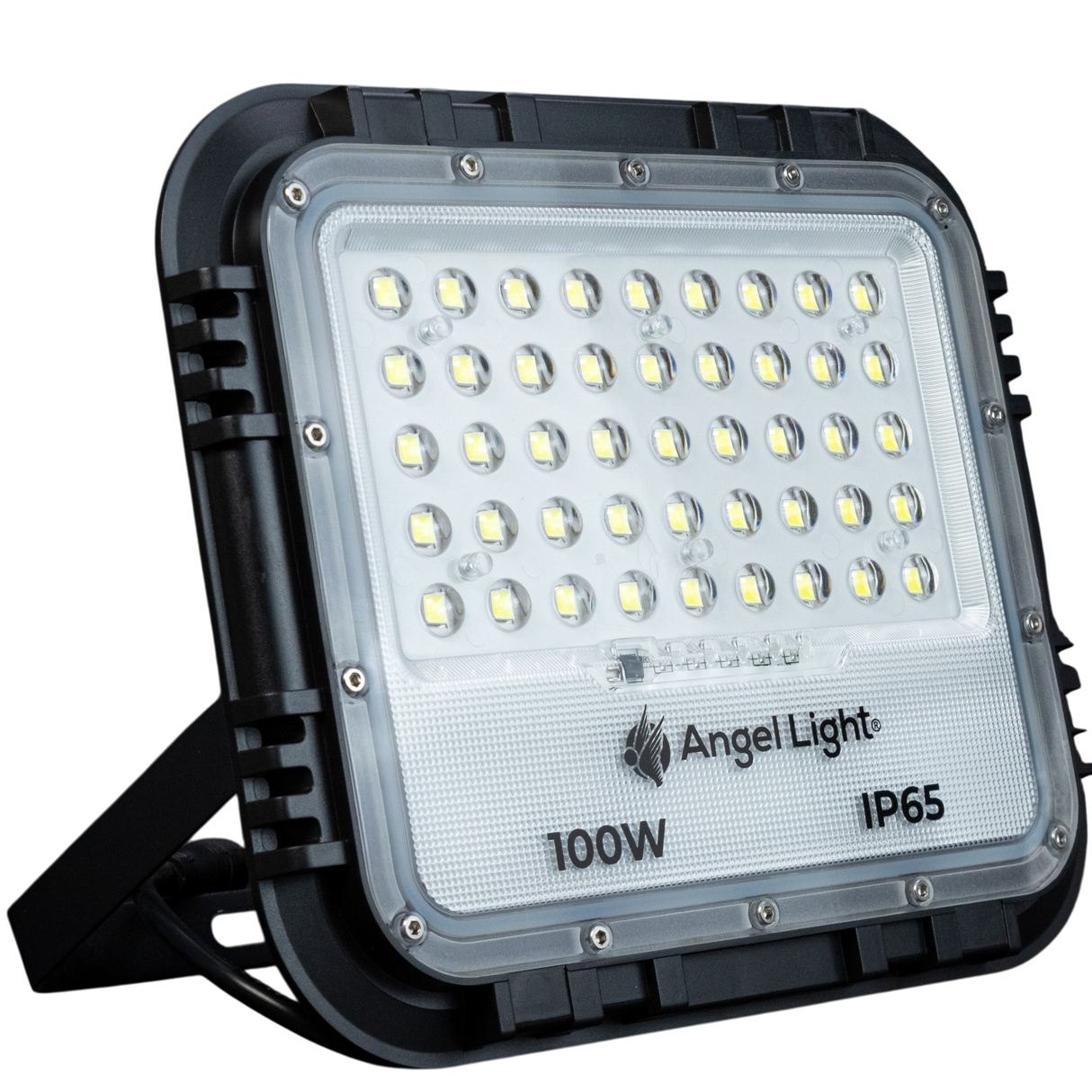 Reflector Led Con Panel Solar 100w Angel Light