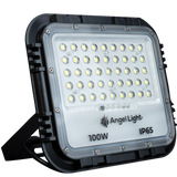 Reflector Led Con Panel Solar 100w Angel Light