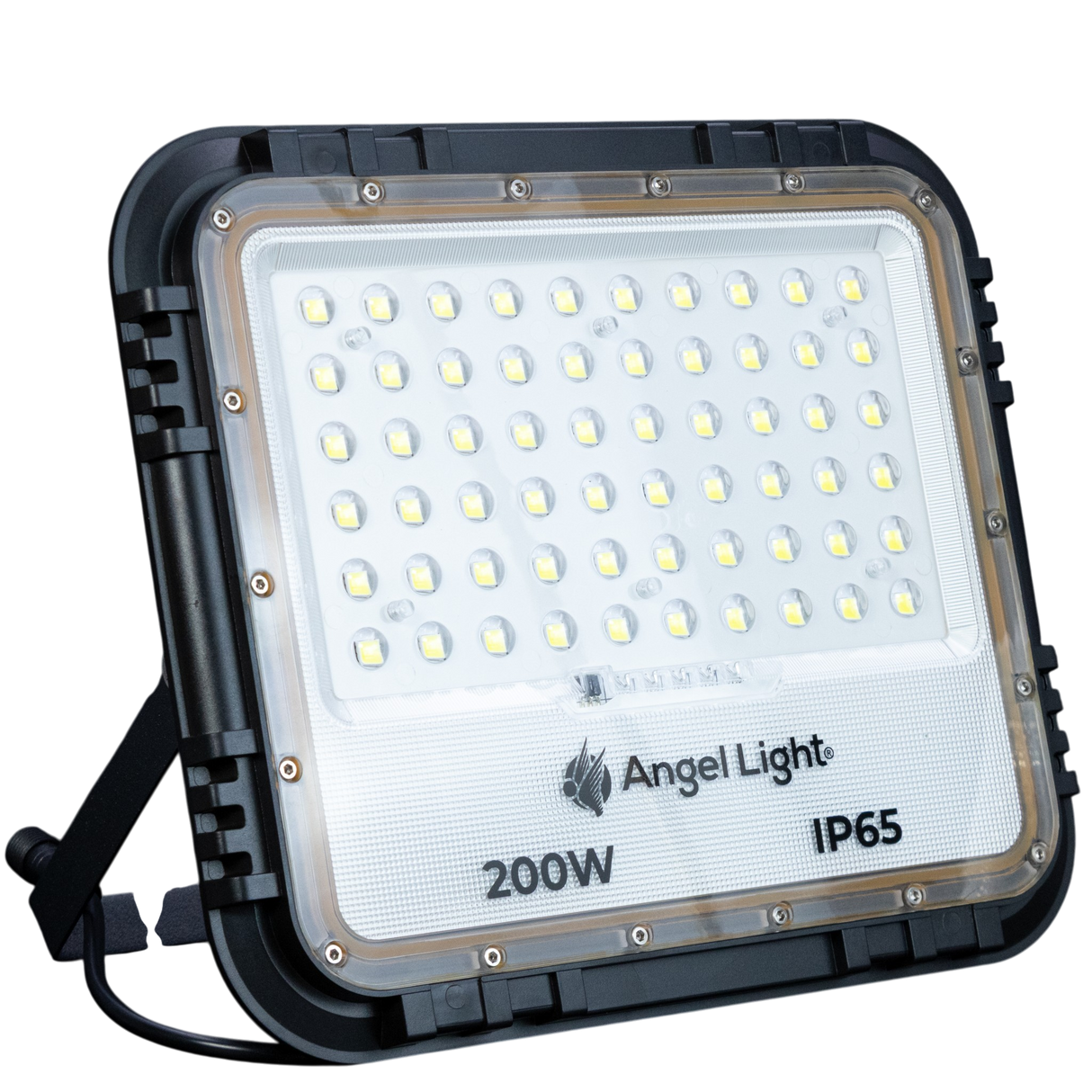 Reflector Led Con Panel Solar 200w Angel Light