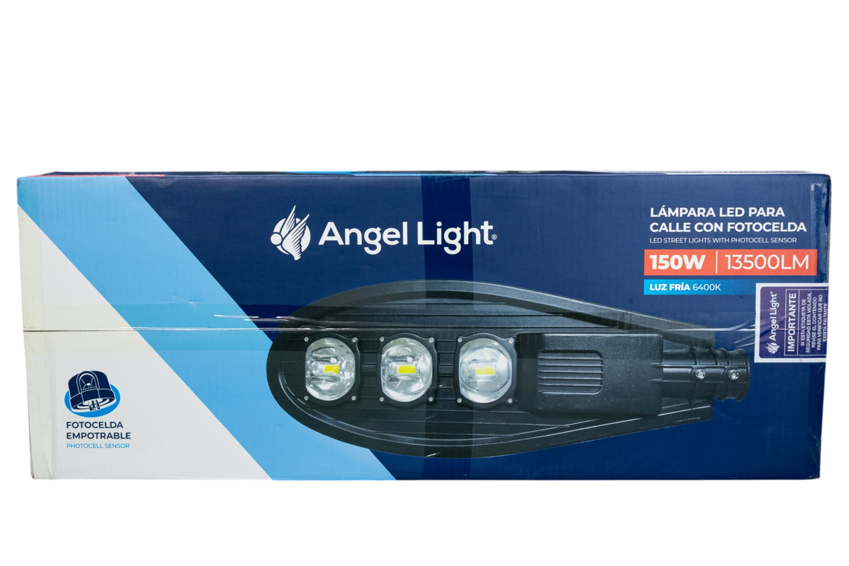 Lámpara Led Alumbrado Público Con Fotocelda 150w Angel Light