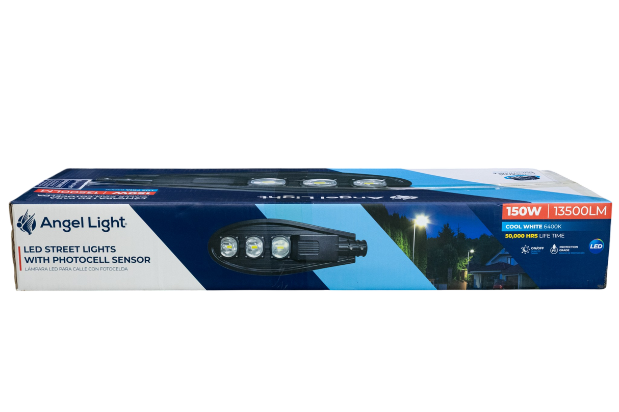 Lámpara Led Alumbrado Público Con Fotocelda 150w Angel Light