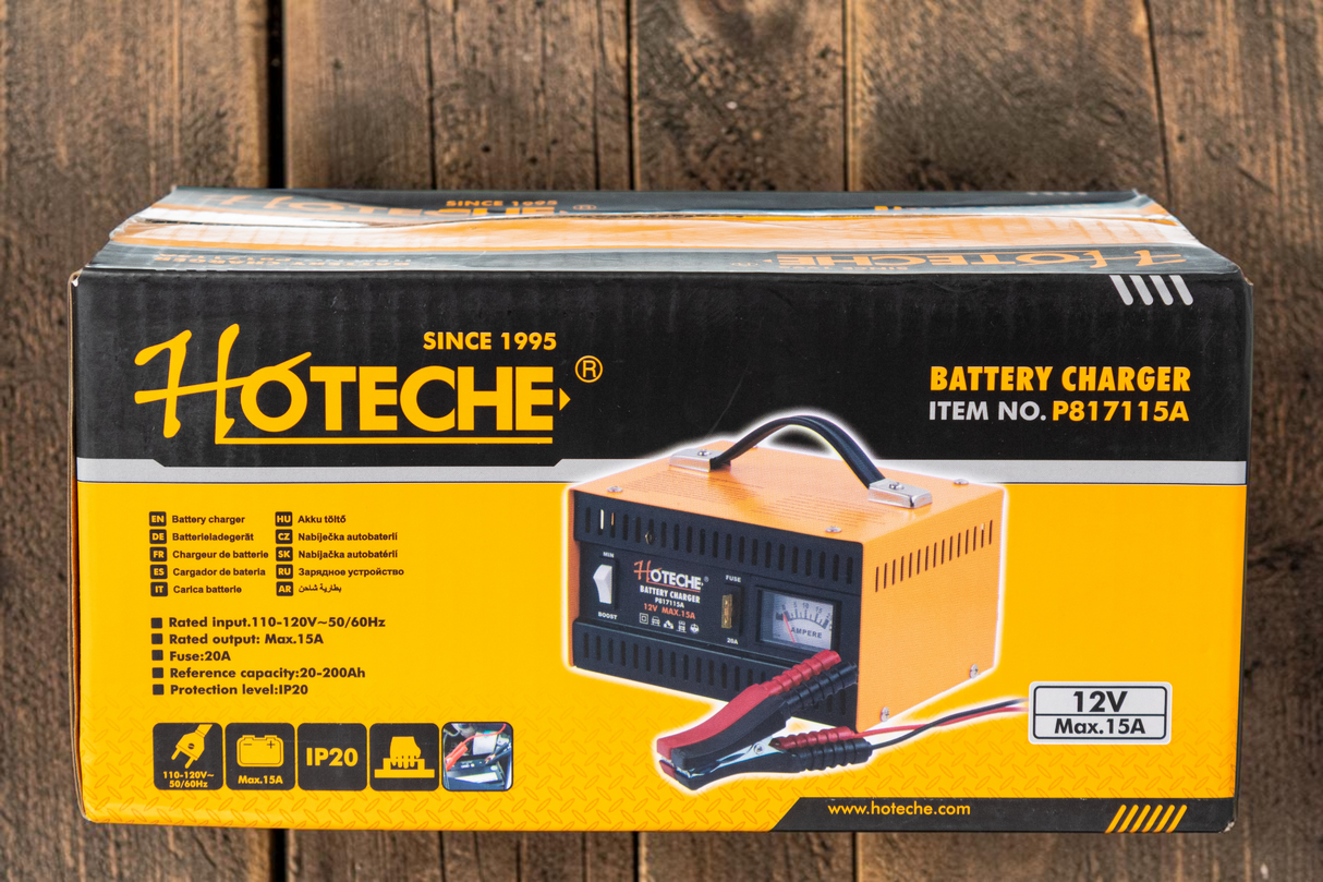 Cargador De Batería 12v Moto Carro Camión Hoteche