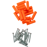 Tornillo Ramplug Autoroscante 8x1 Naranja 1/4 40pcs Exxel