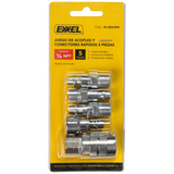 Kit Acople Rápido Compresor Aire Pistolas 5 Piezas Exxel