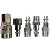 Kit Acople Rápido Compresor Aire Pistolas 5 Piezas Exxel