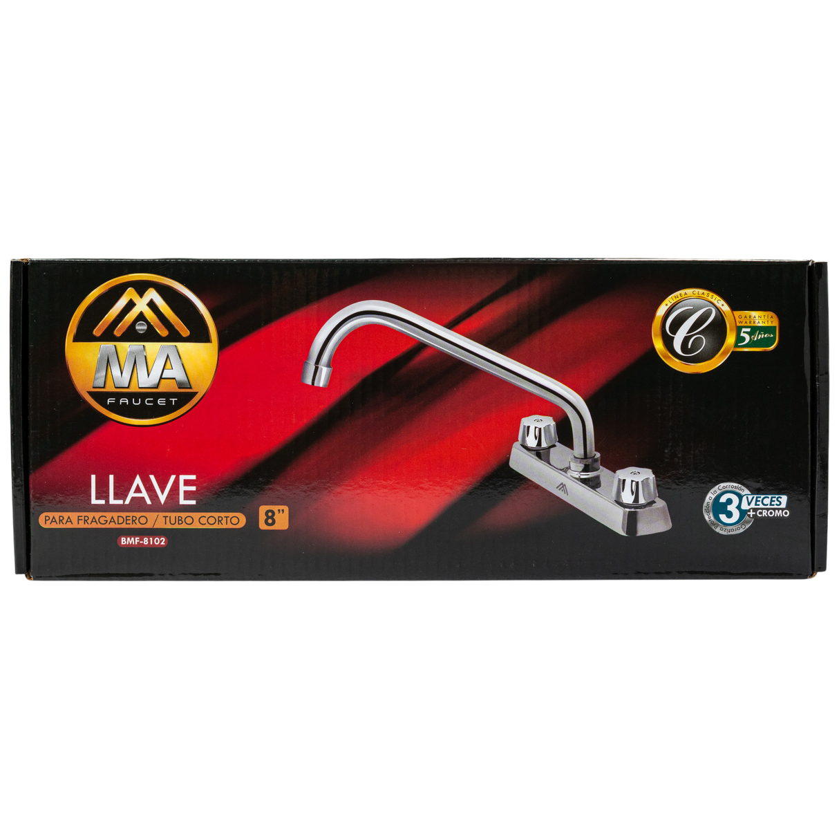 Grifo Llave Fregadero Lavaplatos Doble Mando Metales Aleados