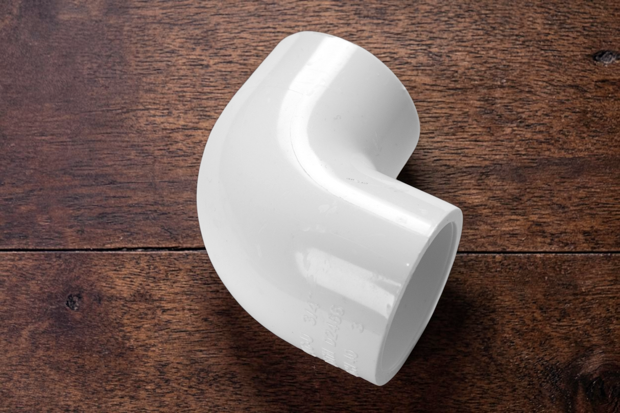 Codo Pvc 1/2 90° Liso Pegar Agua Fría Metales Aleados