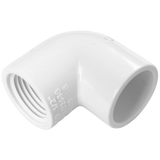 Codo Pvc 3/4x90 Liso/rosca Pegar Agua Fría Metales Aleados
