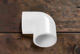 Codo Pvc 3/4x90 Liso/rosca Pegar Agua Fría Metales Aleados