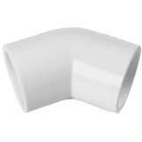Codo Pvc 1/2x45 Liso/rosca Pegar Agua Fría Metales Aleados