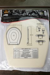 Asiento Sanitario Tapa De Poceta Redondo 16 Metales Aleados