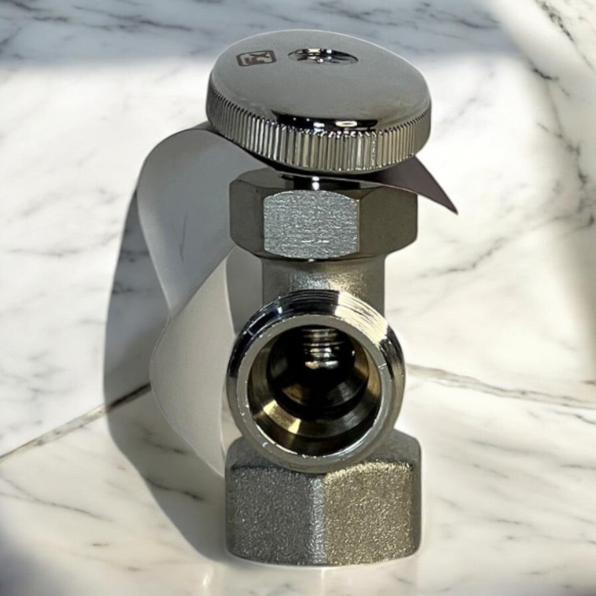 Llave De Arresto 1/2" X 1/2" Cuerpo Metalico Faguax