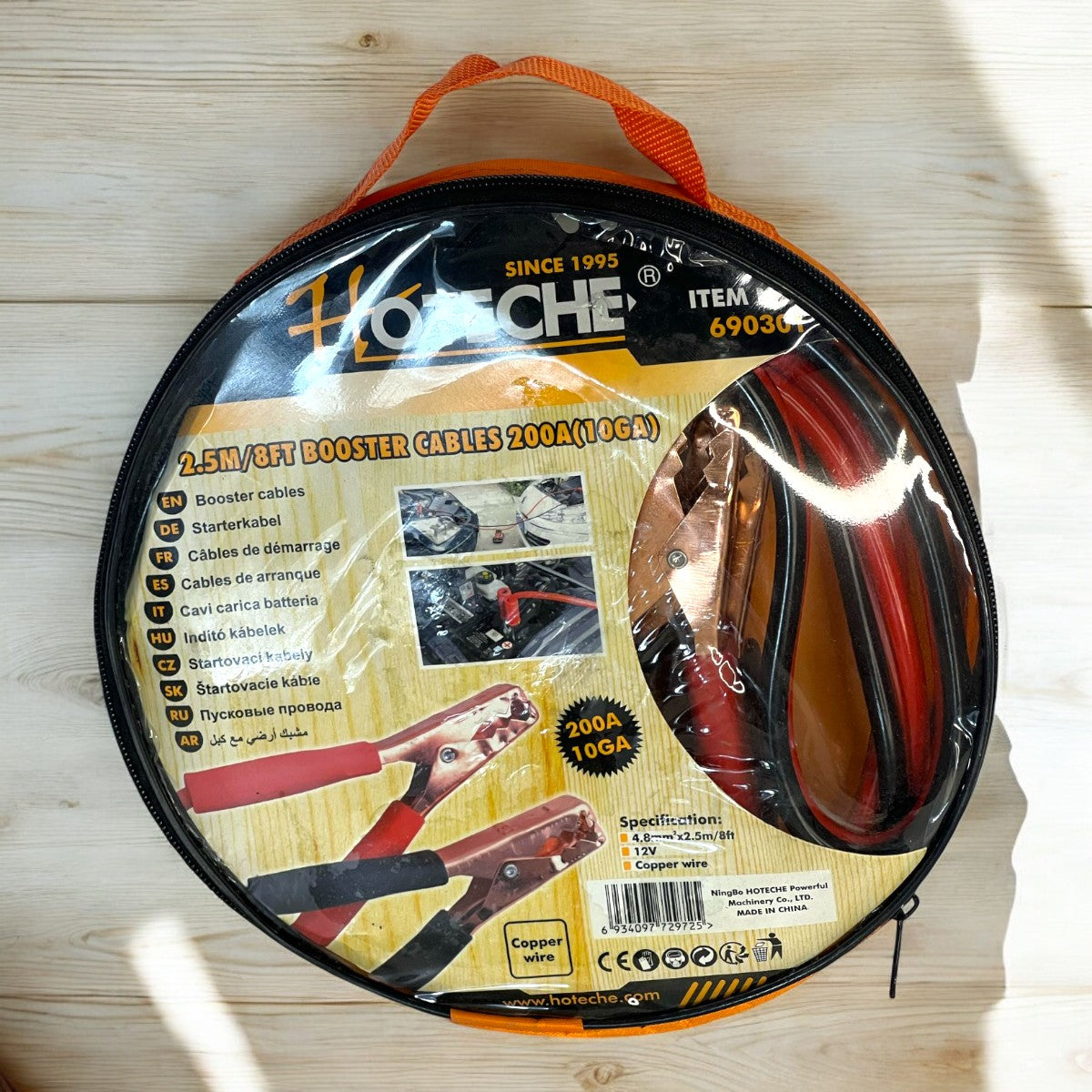 Cables Jumpers 200A 10GA Hoteche