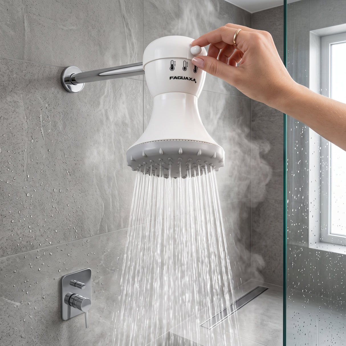 Ducha Eléctrica Calentador 4800w 120v Faguax