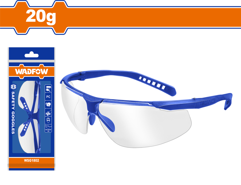 LENTES DE SEGURIDAD TRANSPARENTE WADFOW