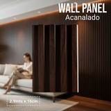 Wall Panel Acanalado Pvc 16cm X 2.9m Wpc