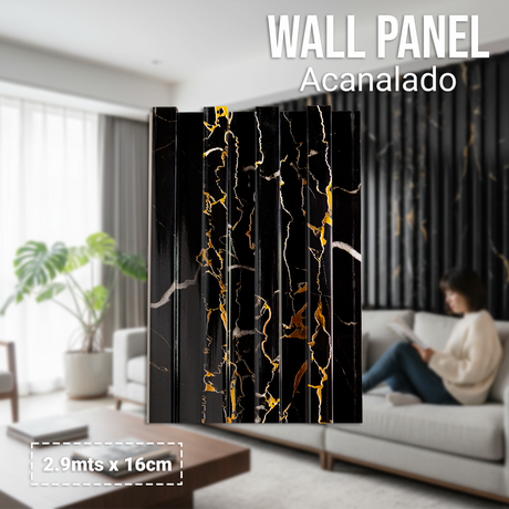 Wall Panel Acanalado Pvc 16cm X 2.9m Wpc