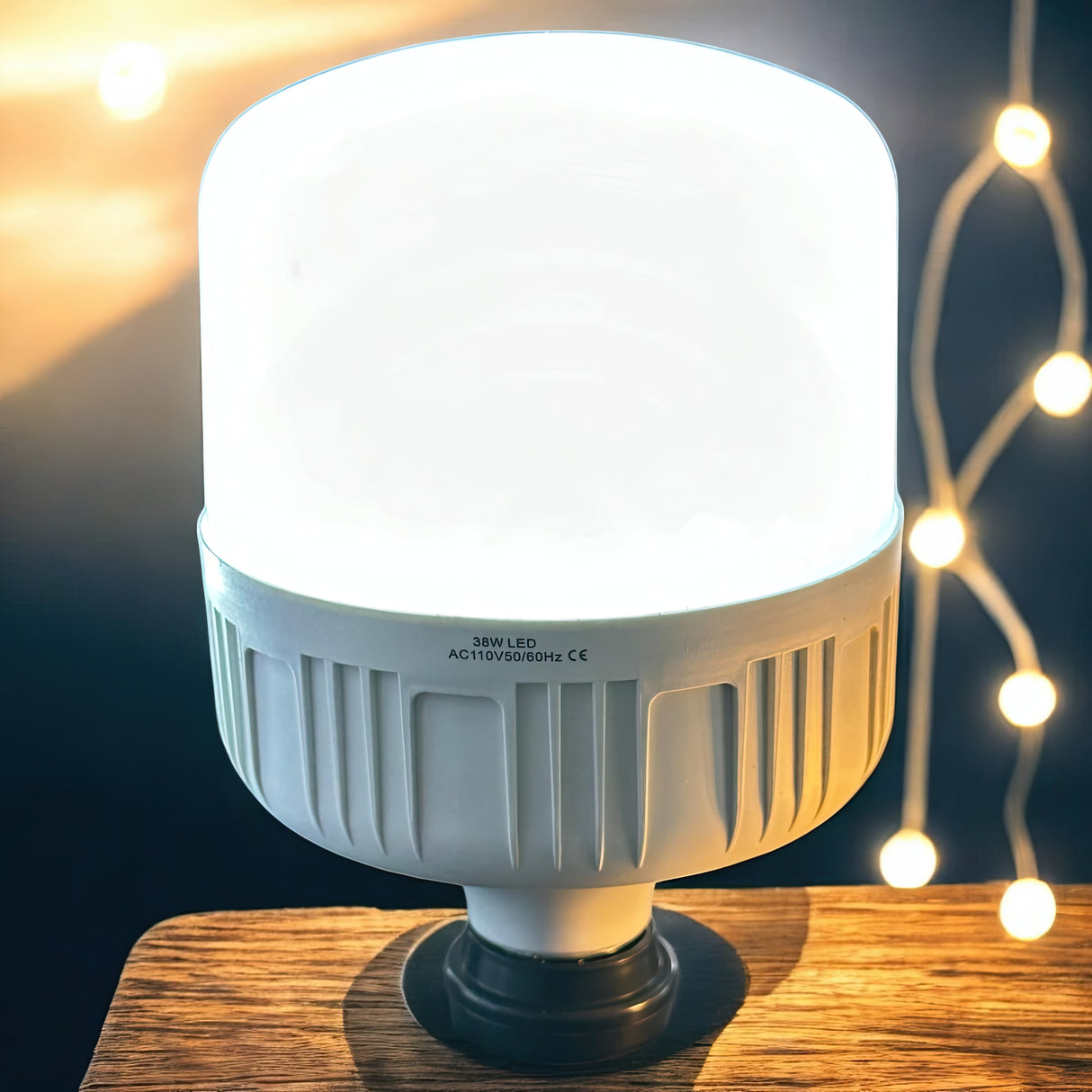 Bombillo Led 38W Tipo Bulbo 85-286V E27 Best Ligth