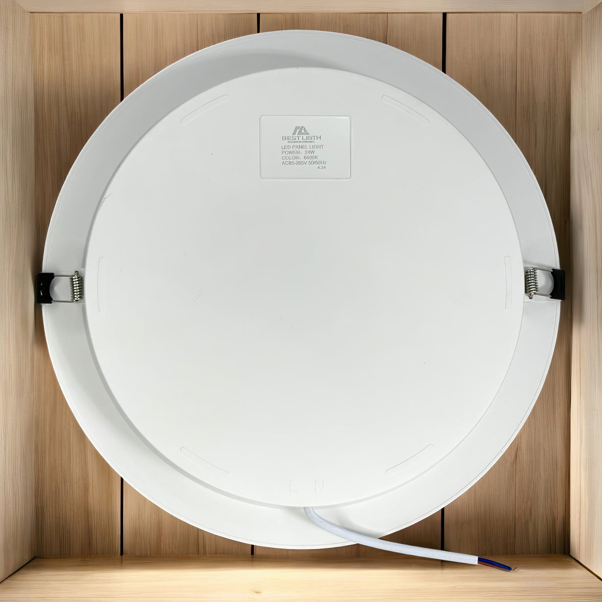 Panel Led Redondo Empotrar 24W 110-265V Best Ligth