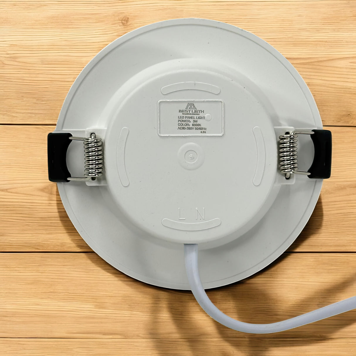 Panel Led Redondo Empotrar 3W 110-265V Best Ligth
