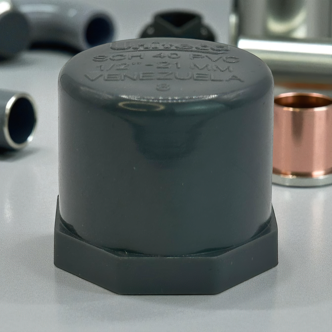 Tapón Hembra Liso Agua Fria Uniteca De 1/2"