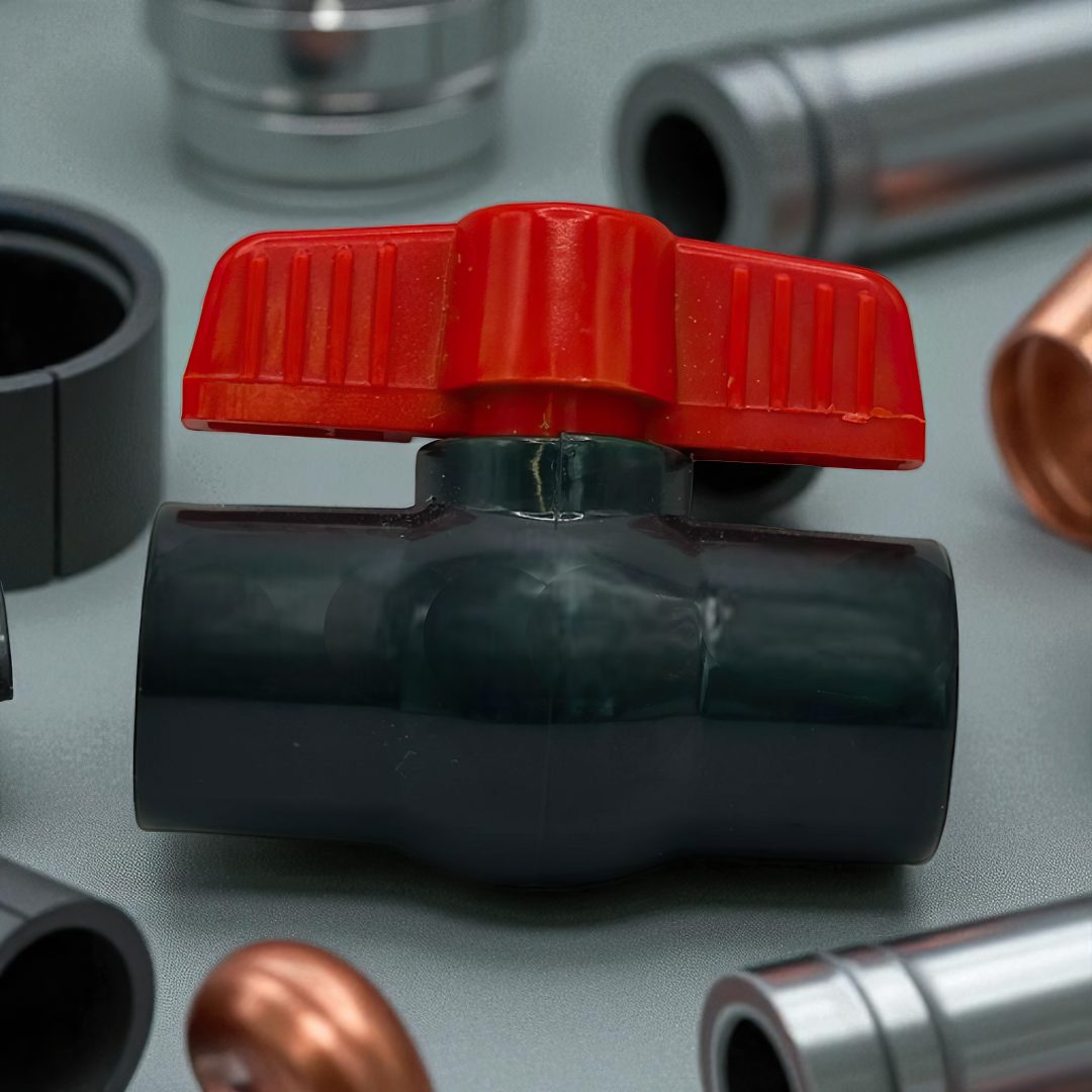 Llave De Paso Rápido Pvc Uniteca 1/2 Pulgada