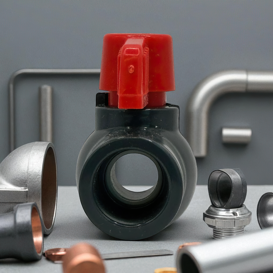 Llave De Paso Rápido Pvc Uniteca 1/2 Pulgada