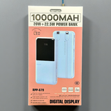 Power Bank Cargador Portatil 10000mah 2 Cables C-l Remax