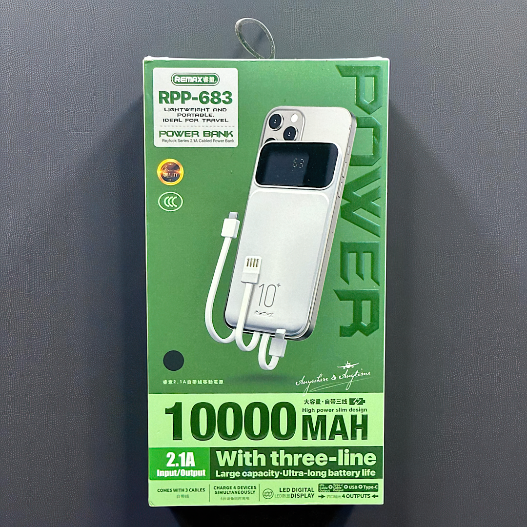 Power Bank Cargador Portatil 10000mah Carga-rapida Remax