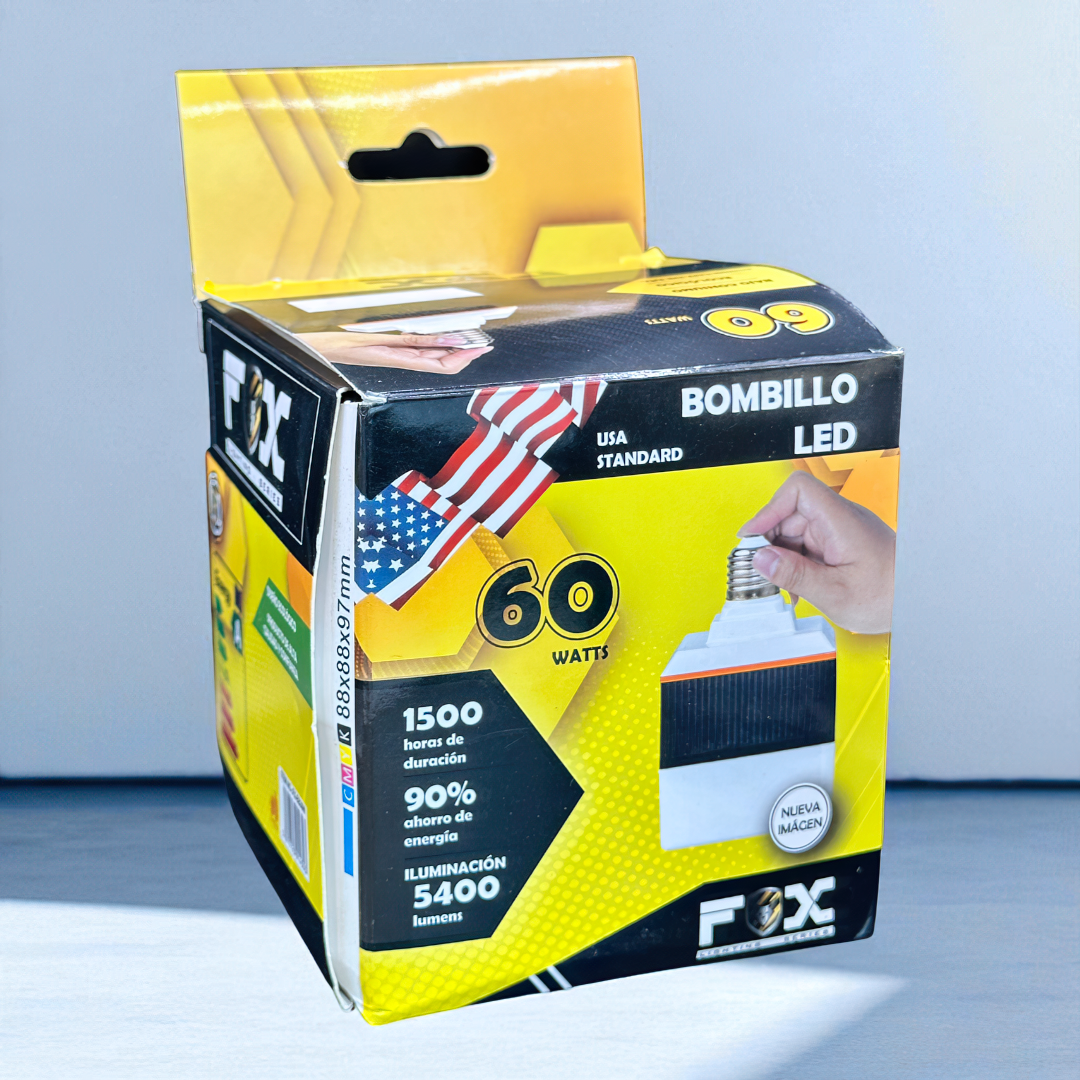 Lampara Led Recargable 60w Fox