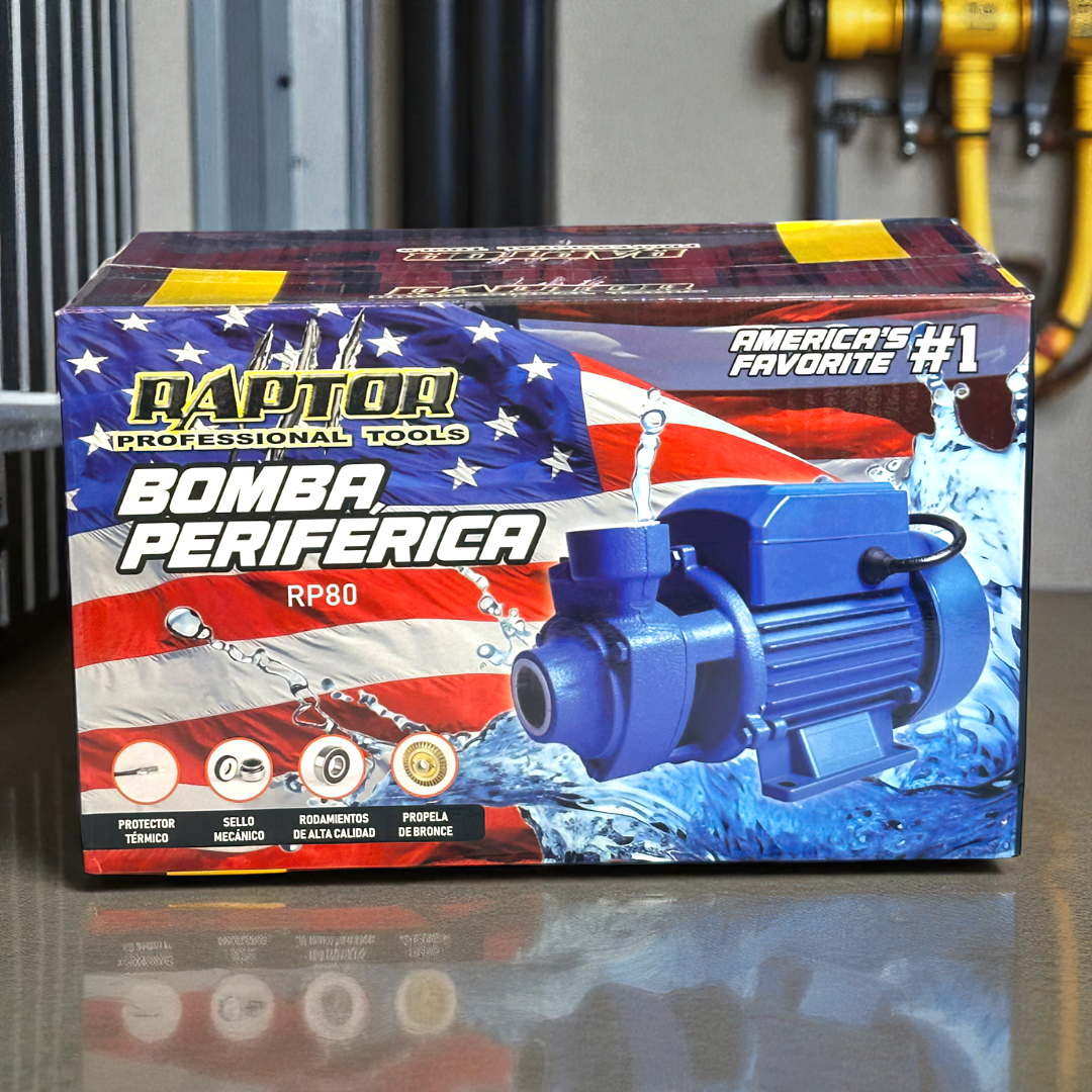 Bomba De Agua Periferica De 1 Hp Raptor