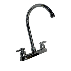 GRIFERIA DE FREGADERO 8" CUELLO CISNE PLASTICO CROMADO TURIN FAGUAX