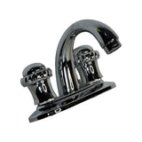 Griferia De Lavamanos 4" Doble Cuello Corto Cisne Calafate Faguax