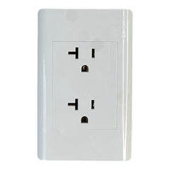 Toma Doble Elite Blanco 20AMP (127-250V) Lumistar