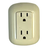 Toma Doble C/Tierra Superficial 127-250V 15AMP Lumistar