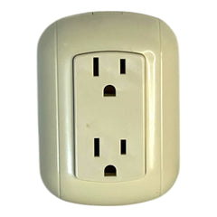 Toma Doble C/Tierra Superficial 127-250V 15AMP Lumistar