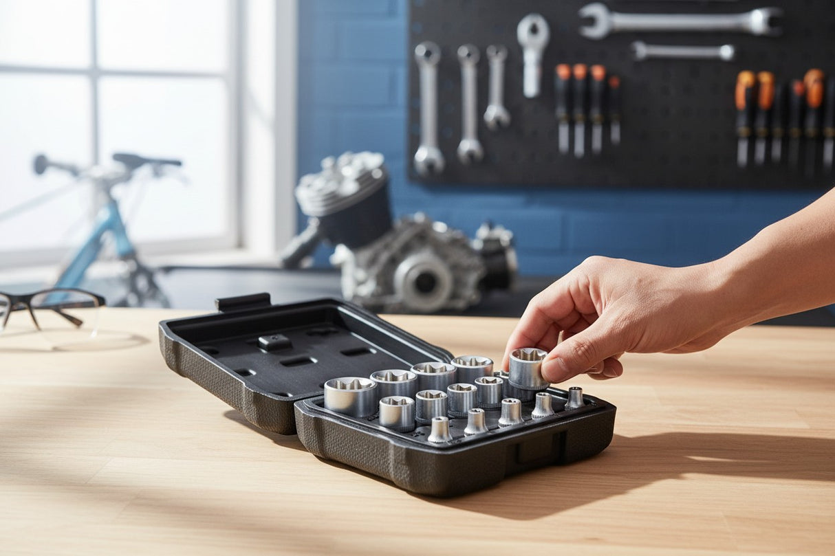Juego De Dados Tipo E-tórx Estrella Hembra Hoteche 14 Pack - GASKA